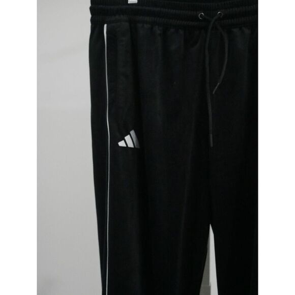 Adidas Kansas Jayhawks Men's Black Velour Jogger Sweatpants XL - Picture 4 of 13
